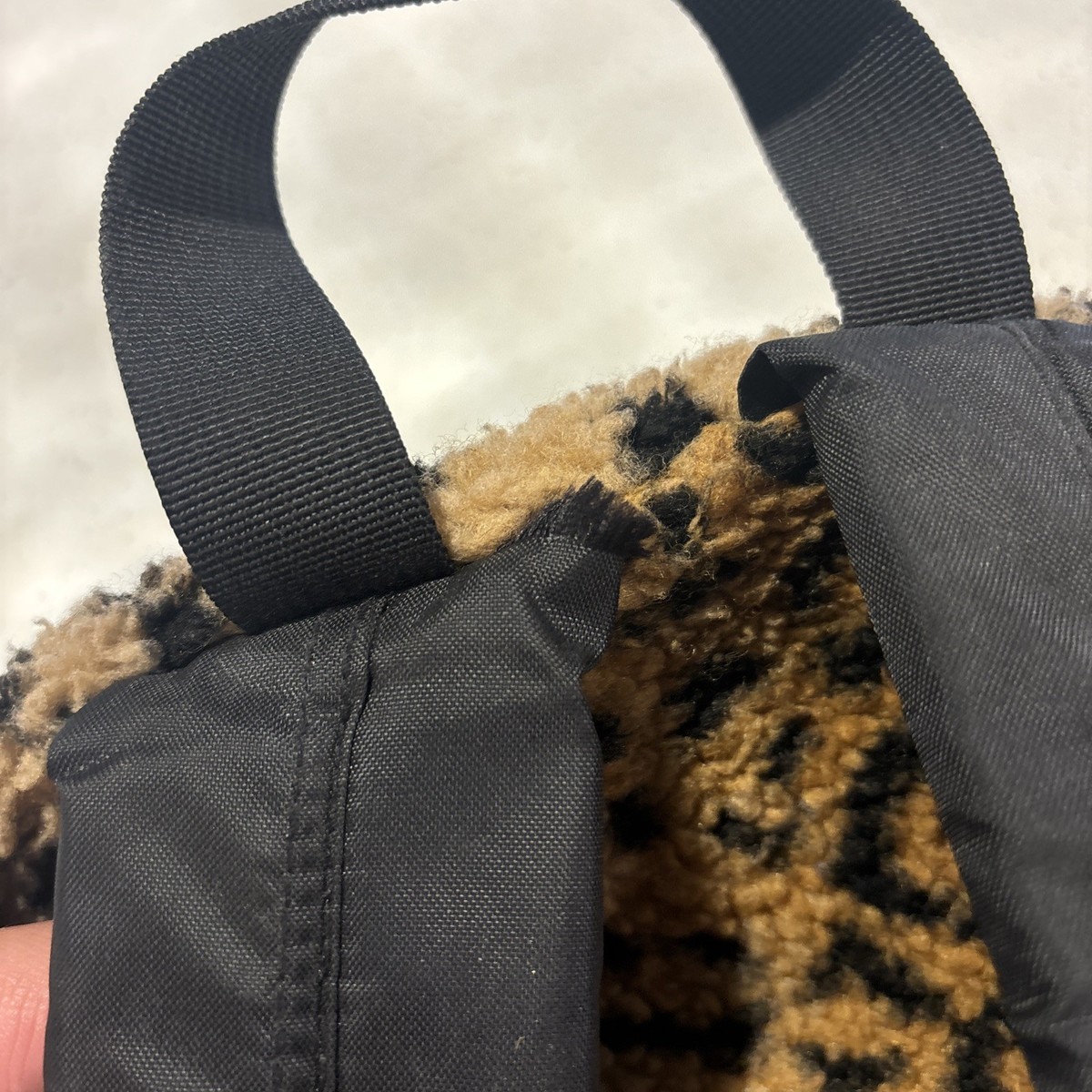 Supreme Leopard Fleece Backpack FW17 | eBay