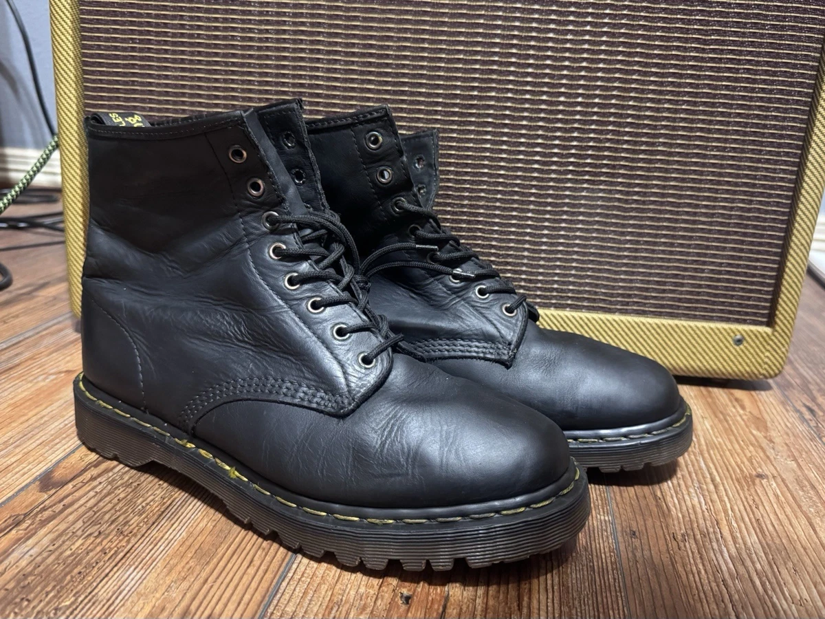 Dr. Martens 1460 Vintage Black Greasy Leather Boots UK 9 Men main image 3