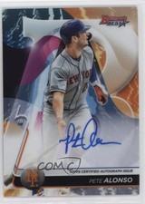 2020 Bowman's Best Best of 2020 Auto Pete Alonso #B20-PA Auto 01ic