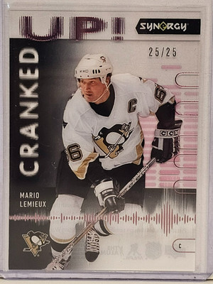 Mario Lemieux 2022-23 Upper Deck Synergy Cranked UP Pink 25/25 Penguins #CU-ML