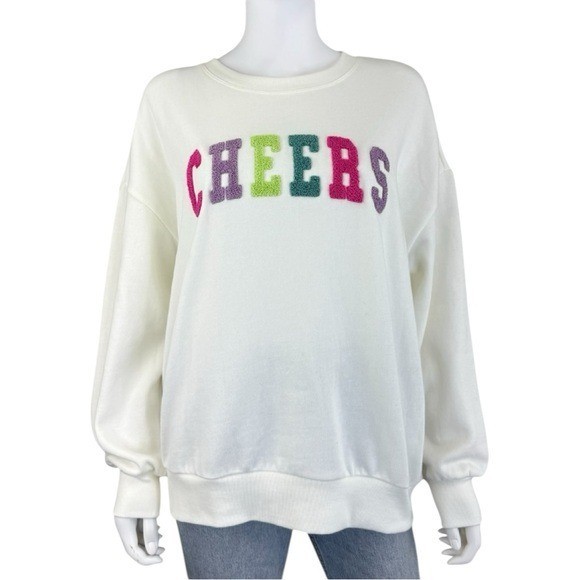 Z SUPPLY NWT Cheers Sweatshirt Size S D0646