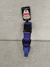 Kong Collar with Handle Kong Blue Ultra Durable Dog Collar Medium Neck 14-18 