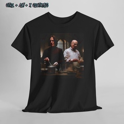 Severus Snape Harry Potter Walter White Braking bad Crossover Cooking shirt