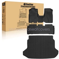 TPE Floor Mats & Trunk Cargo Liner Set waterproof 3D For 2002-2006 Honda CR-V