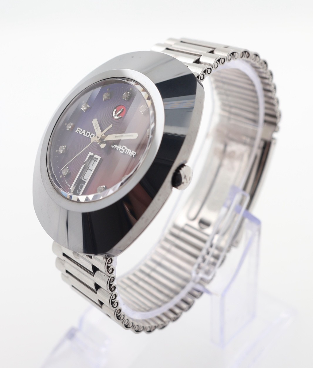 Rado Extremely RARE DIASTAR 636.0308.3 Mens Automatic 11p Diamond