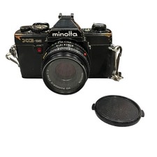 Minolta XG-SE SLR 35mm Film Camera with MD-Rokkor-X 45mm 1:2 Lens Tested