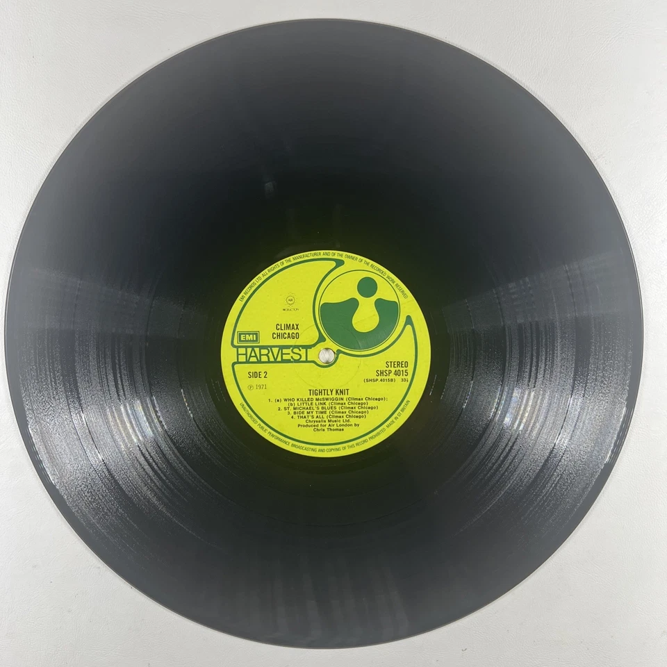 Climax Chicago - Tightly Knit LP EMI Harvest SHSP 4015 VG+ First Press UK 1971 - Image 4 of 4