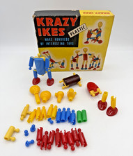 Vintage Krazy Ikes Whitman Plastic Boxed Toy No. 5631 Original box, no instruct