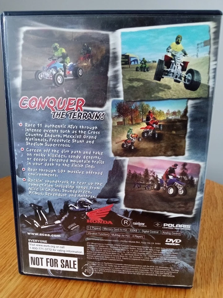 ATV Offroad Fury PlayStation PS2 - Black Label - Complete - CIB - Image 2 of 4
