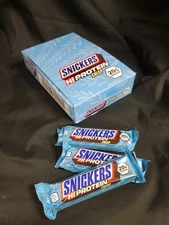 Snickers High Protein Crisp Bars 12 Count 217 Calories 22g Protein Exp.12/25 NEW