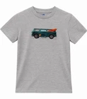 Hot Wheels Redline VW Beach Bomb Bus Van Custom Gray T-Shirt Size 5-6Y