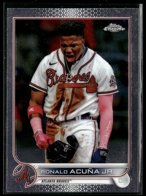 Ronald Acuña Jr. 2022 Topps Chrome #165 Atlanta Braves