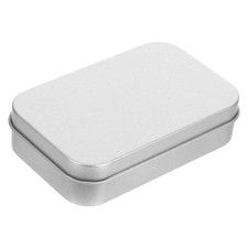  Elegant Lidded Tin Box Metal Rectangular Boxes Candy Containers Portable Box