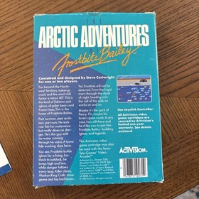 Atari 2600 & 7800 - Frostbite CIB - review pix!!  - Activision !!