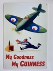 Guinness Beer Metal Sign - My Goodness My Guinness Retro Vintage Irish Stout