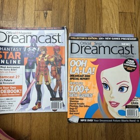 Lot Of 3 Sega Dreamcast Magazine Issue 1 & 4 & 11 Lot First Volume