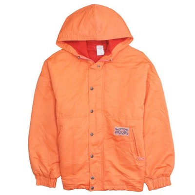 Oxbow Herren Windbreaker Jacke orange mit Kapuze Polyester Größe S