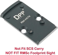 DPP Titanium Mount/Adapter Plate Compatible with RMR Cut Slide RM-OS