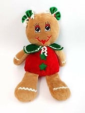 Dan Dee Collectors Choice Gingerbread Girl 18" Plush Doll RARE with stars 