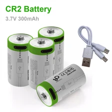 Lot CR2 Photo Rechargeable Battery DL-CR2 3.7V Camera Flashlight Toy Batteries