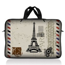 17.3  17.4  Neoprene Laptop Notebook Sleeve Bag Case Pouch Handle 16" 17" Paris
