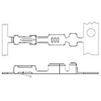 Amp/tyco Electronics 2-87523-4 Connector Contact Receptacle 1 Position Cr 10 Pcs Amp/tyco Electronics 2-87523-4 Connector Contact Receptacle 1 Position Cr 10 Pcs