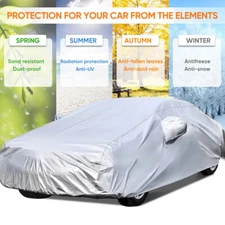 Waterproof Full Car Cover Outdoor Rain Resistant UV Sun Protect for Toyota Prius