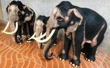 Statua elefante selvatico zanna di polpa tradizionale fatta a mano 12 in Sri Lanka decorazione casa