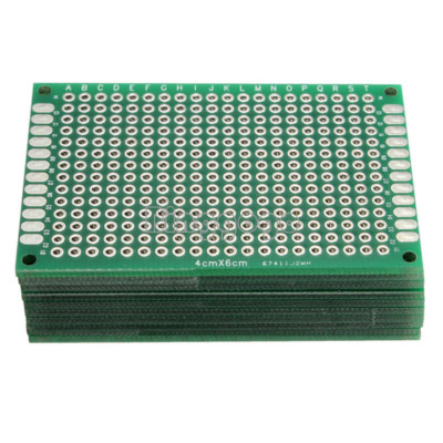 10PCS Double Side Prototype PCB Bread board Tinned Universal 4x6 cm 40x60 mm FR4
