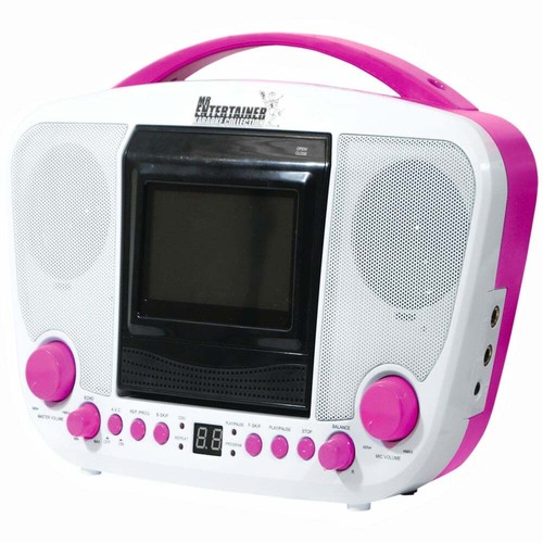 Karaoke Machine with Intergral 3.5 Inch Screen with 8 FREE CD+G Discs and Mic - Picture 2 of 5