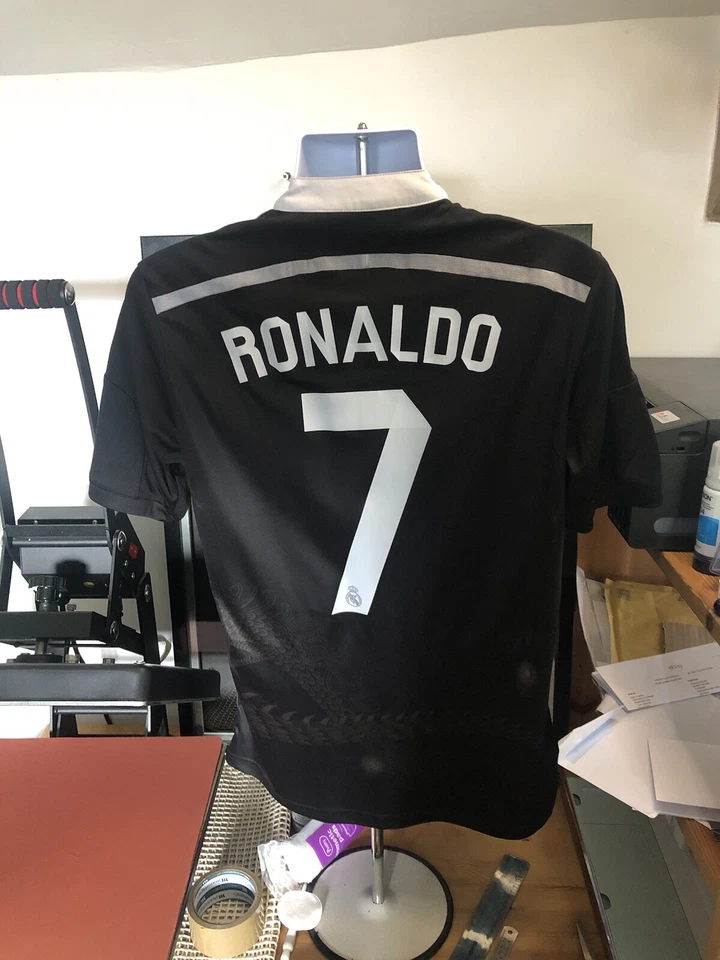 Real Madrid 2014/15 Third Shirt In Excellent Condition Ronaldo 7 Dragon Edition  - Image 3 of 4