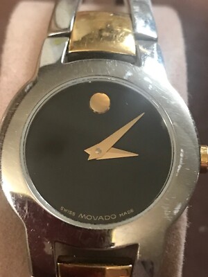 Movado Amorosa 81 E4 1842 Two Tone Swiss Steel Ladies  display picture 1