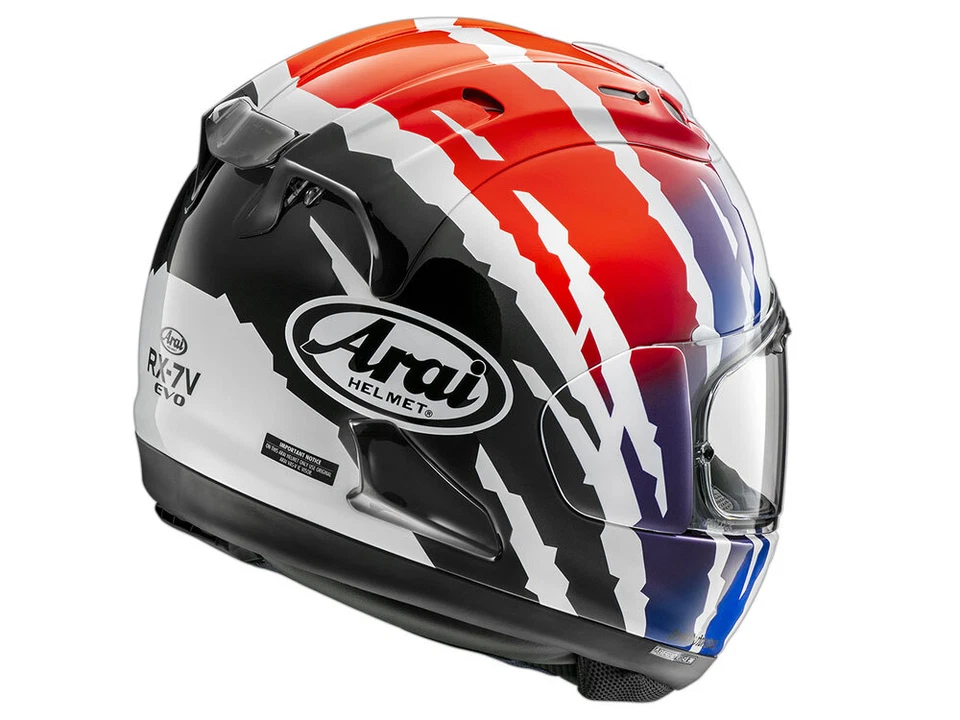 Arai RX-7V EVO Blade Red Casque Intégral ( Blanc/Rouge/Noir/ Bleu) Taille:L ( - Photo 1/1