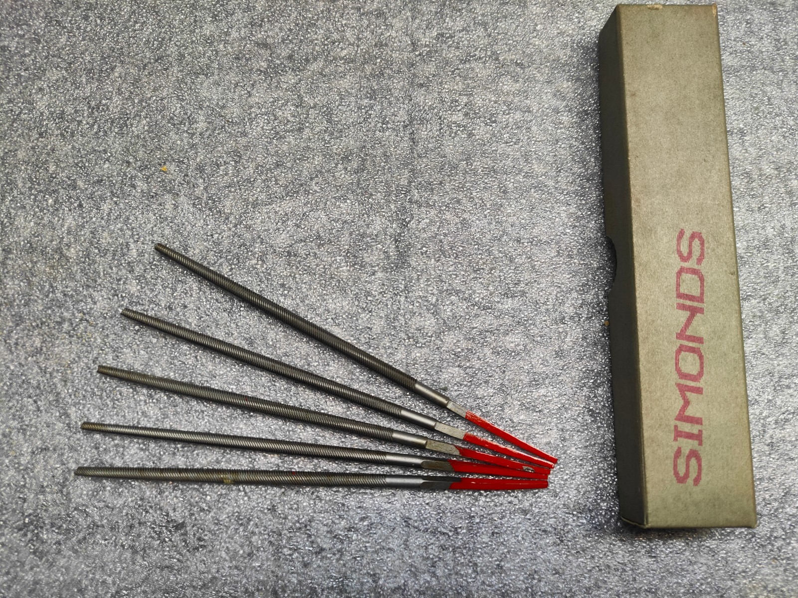 5x Lime Forma Tonda 4"/100mm Taglio Bastardo - SIMONDS 86-393000