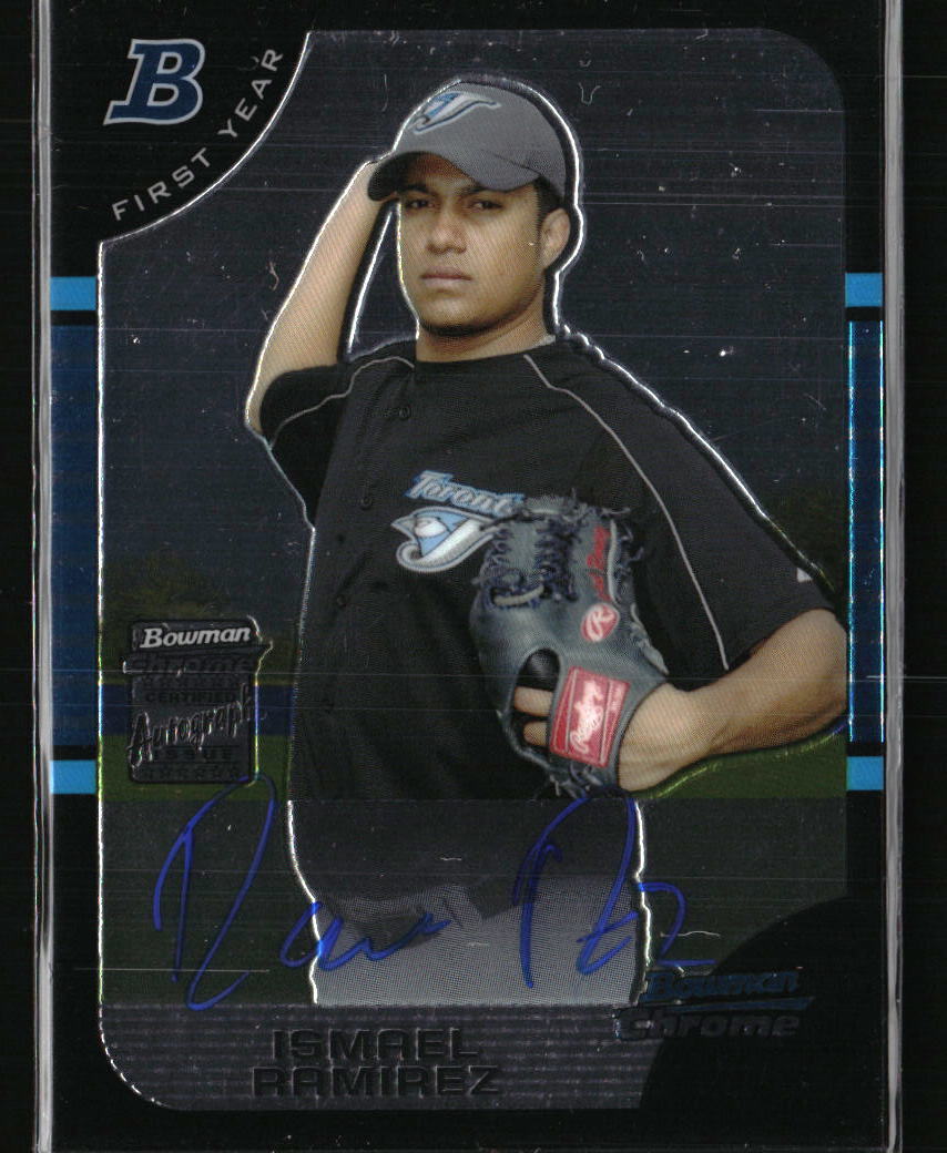 Ismael Ramirez 2005 Bowman Chrome AU RC #345 Baseball Card