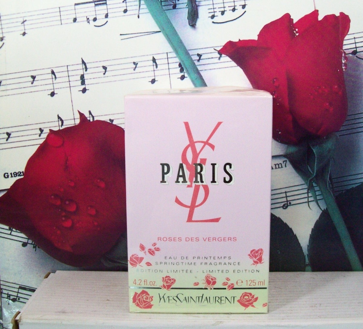 イヴ サン ローラン パリ ローズ アンシャンテ EDT SP 125ml Yves Saint Laurent Paris Roses Des Vergers 4.2oz Women's Eau de