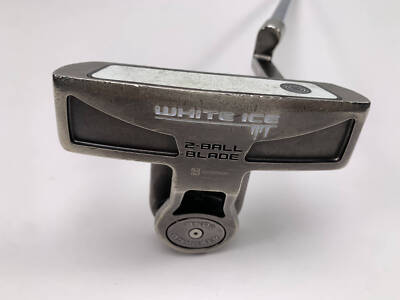 Odyssey White Ice 2-Ball Blade Lined Putter 35