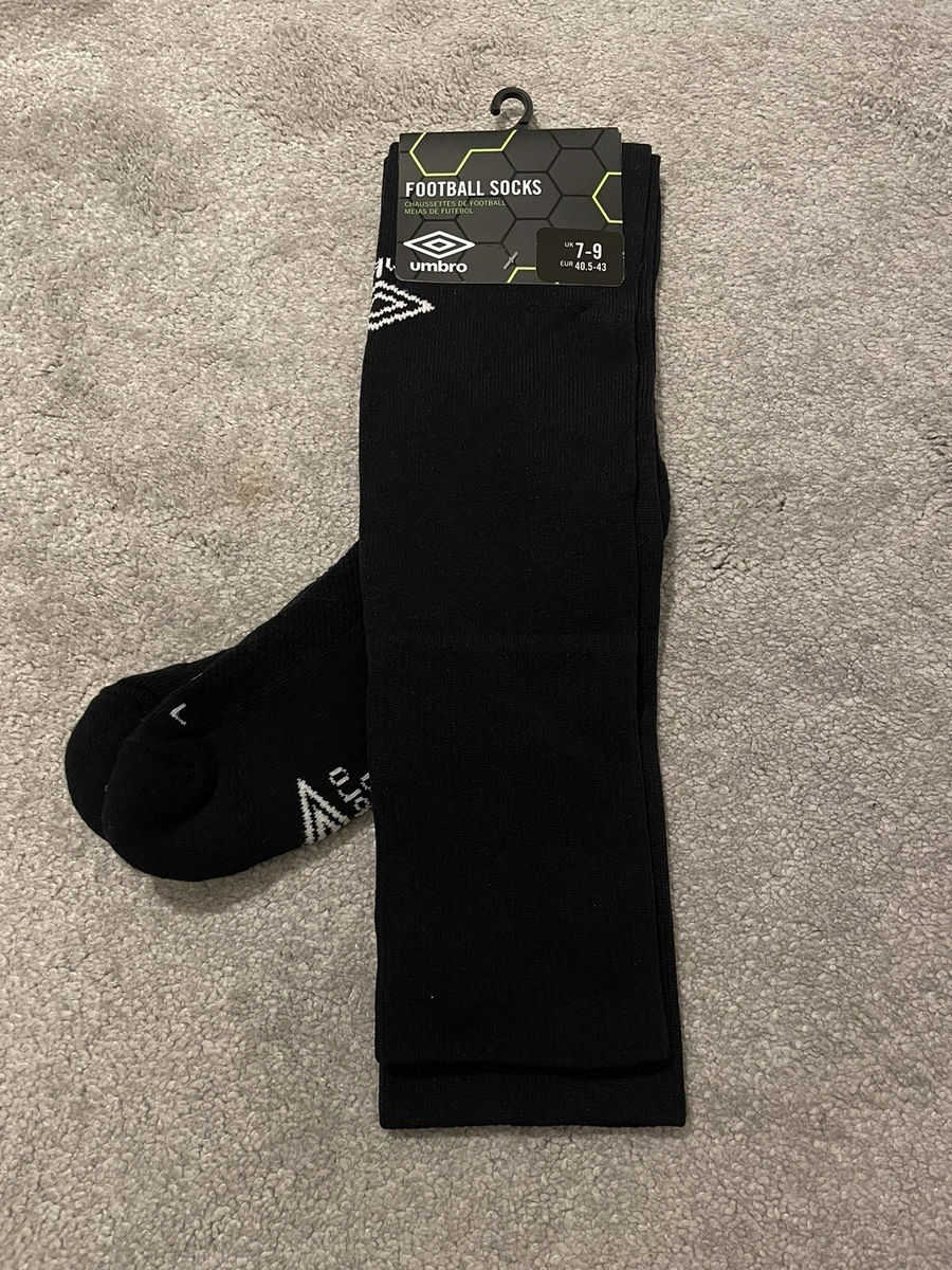 Umbro Men s Black Football Socks 7 9 UK BNWT eBay