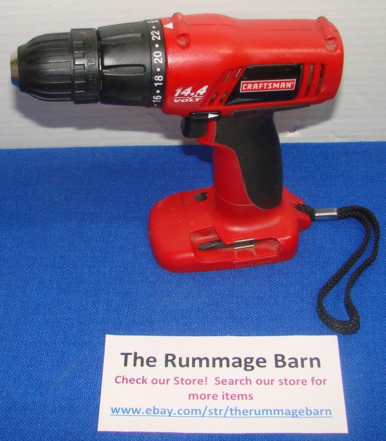 SEARS CRAFTSMAN Cordless 14.4V DRIVER DRILL model 315.114600 eBay