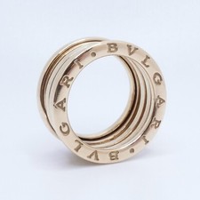 Bvlgari 18K Yellow Gold B.zero1 Band Wide Ring - Size 6 with Box