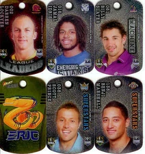 2010 Select NRL Stars Collectable Tags Collection Base Set (144)