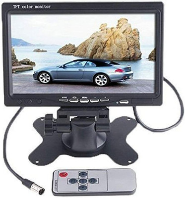 7 Inch High Resolution 800 * 480 TFT Color LCD Car Rear View Camera Monitor Supp