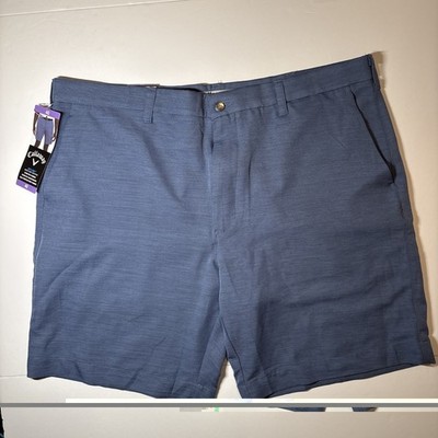 Callaway Men's Performance Opti-Dri Stretch Active Golf Shorts Size 40 Blue NWT