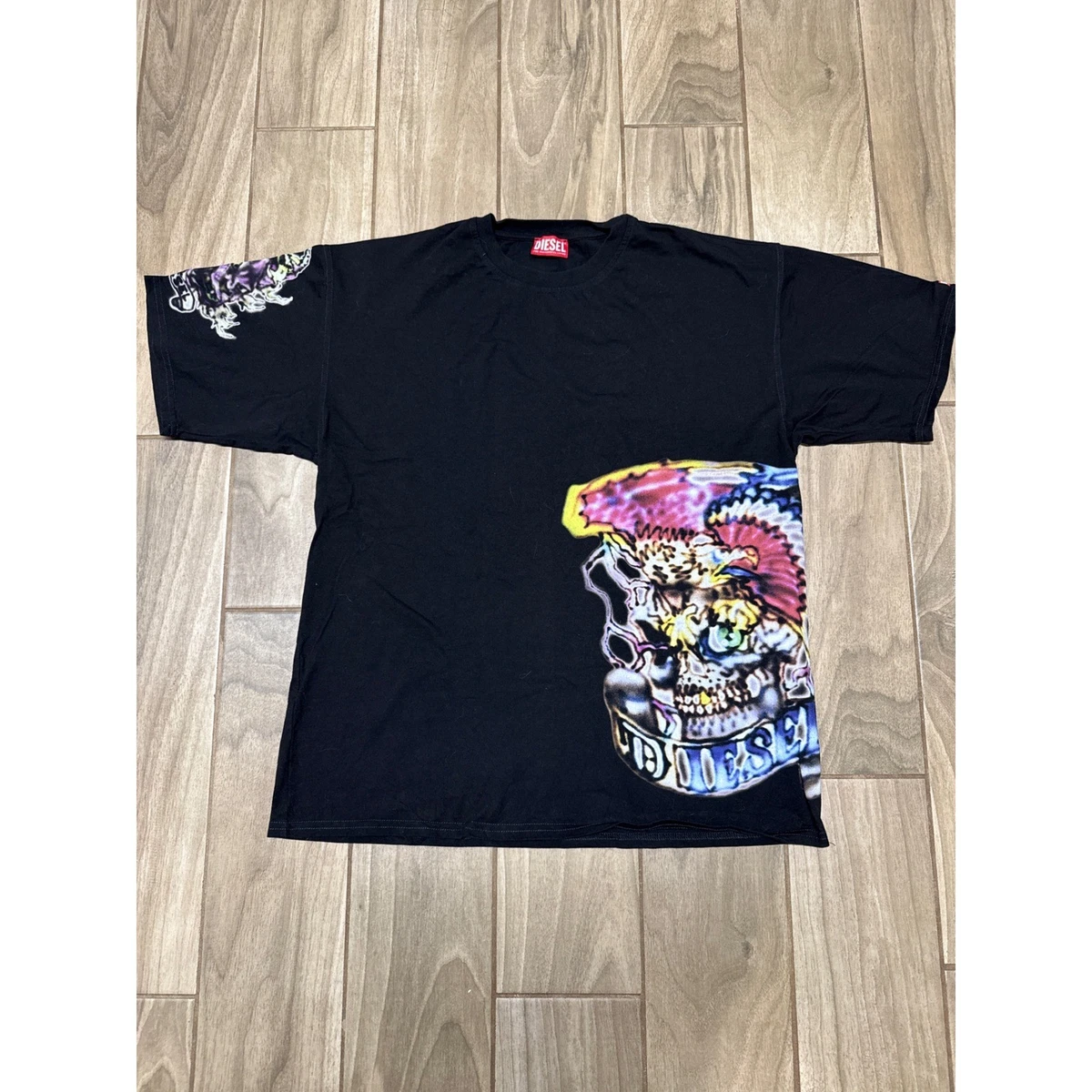 Camiseta Diesel Para Hombre - Estilo Streetwear Urbano, Corte Clásico, Tejido Elástico Para Mayor Comodidad