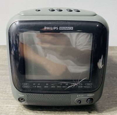 Philips Magnavox RD0525 C101 5'' Compact Color TV- For Parts Or Repair