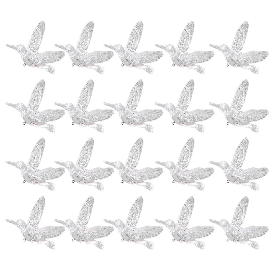 20 pezzi che trasparente soffitto decorativo decorativo decorazione per - Immagine 3 di 4