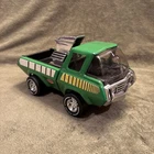 Vintage 1970s Tonka Hot Rod Steel Truck Green Paint/Yellow Stripes