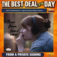 Bryce Dallas Howard Signed 8x10 Photo The Mandalorian JSA Private Signing
