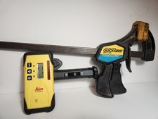 Leica Rod Eye Plus Laser Receiver w/ Clamp – Powers On, Appears Working – Beeps