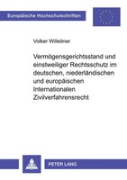 Volker Willeitner | VermöGensgerichtsstand Und Einstweiliger Rechtsschutz Im...